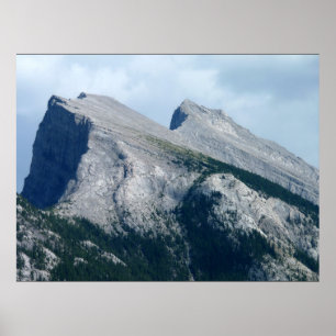 Impressão das Montanhas Rochosas da Paisagem Cana