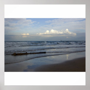 Impressão das ondas de Seaburn