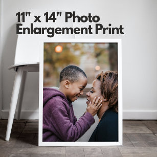 impressão de 11" x 14" para o alargamento de fotos