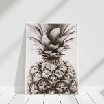 Impressão de abacaxi<br><div class="desc">O Poster de abacaxi,  seguindo as últimas tendências em decoração doméstica,  é ideal para renovar suas paredes.</div>
