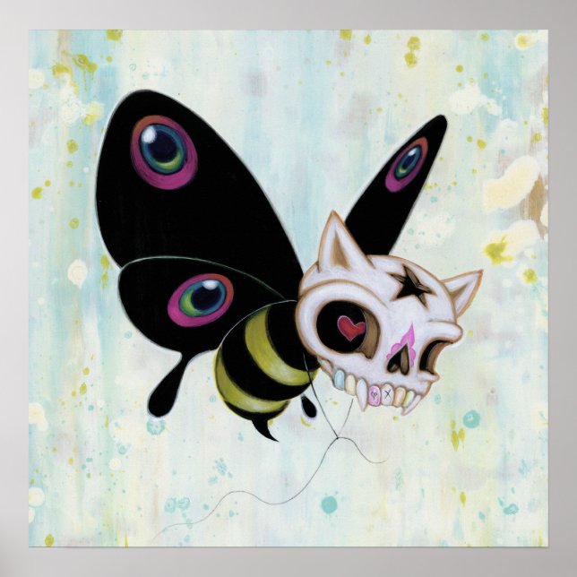 Impressão de Abelhas Más (Frente)