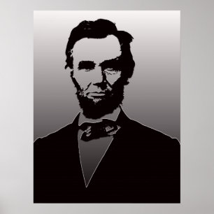 Impressão de Abraham Lincoln