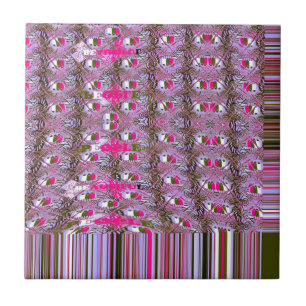 Impressão de Abstrato de padrão denso e intuitivo