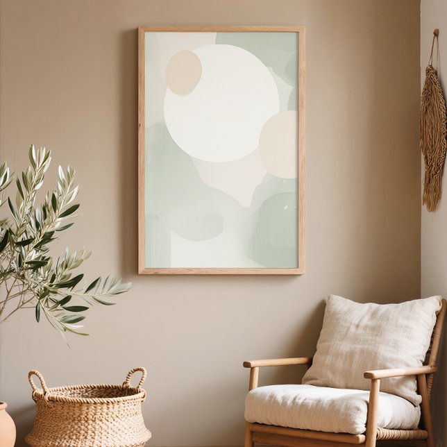 Impressão de Abstrato de parede mínima japonês (Criador carregado)