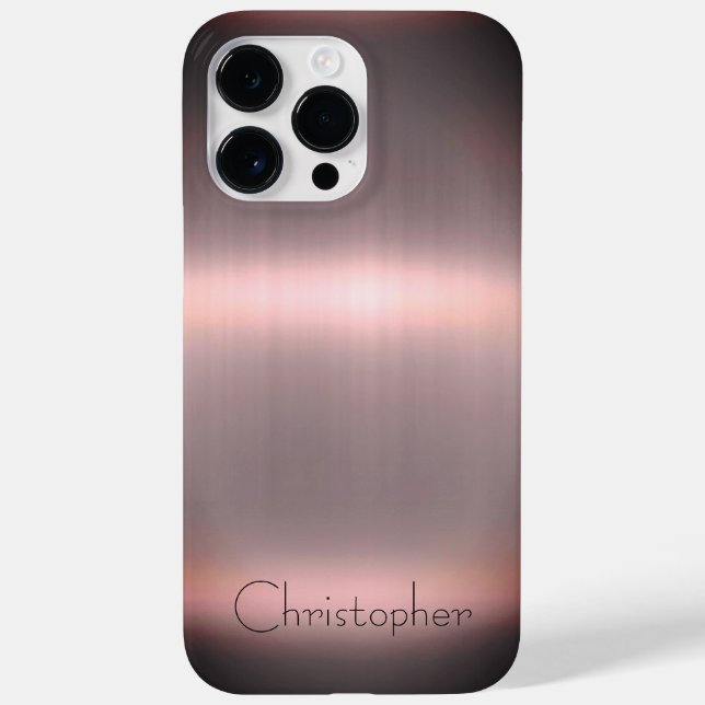 Impressão de aço inoxidável de platina de bronze (Verso)