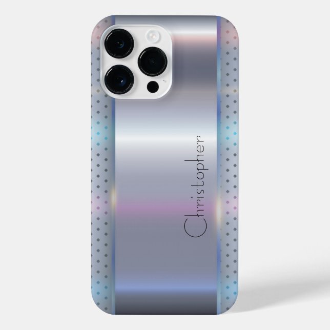 Impressão de aço inoxidável prata de titânio (Verso)