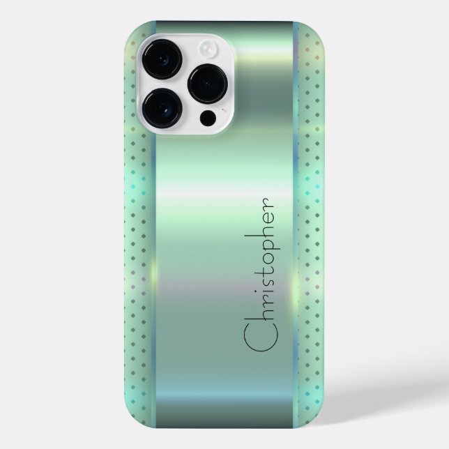 Impressão de aço inoxidável verde de titânio (Verso)