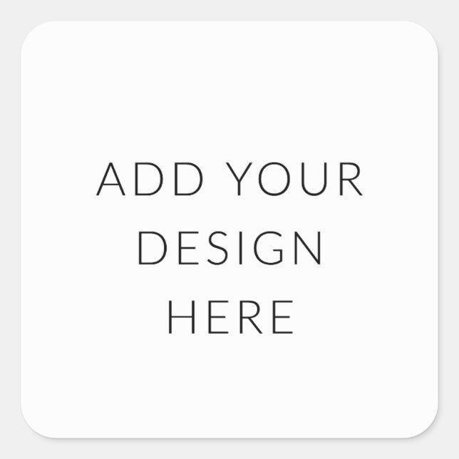 Impressão de Adesivos Quadrados de 2" (Frente)