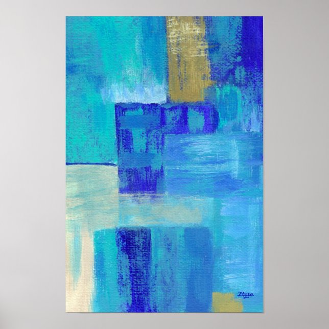 Impressão de água estática a partir da pintura ori (Frente)