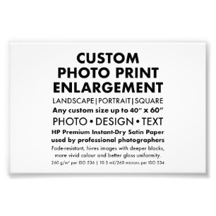 Impressão de Alargamento de Fotografias de Paisage