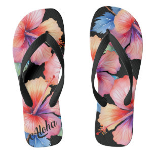 Impressão de Aloha - chinelos