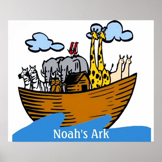 Impressão de Arca de Noah (em 23 tamanhos) (Frente)