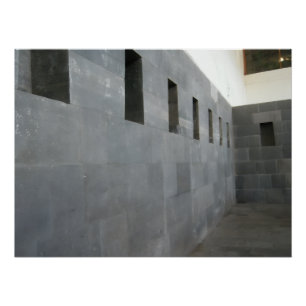 Impressão de Arquitetura de Parede de Pedra Inca A