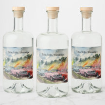 Impressão de Arraste Retroativa de Aquarela