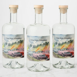 Impressão de Arraste Retroativa de Aquarela