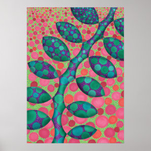 Impressão de Arte Abstrata da Vine Spotted