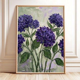 Impressão de Arte Abstrata de Hortênsia Violeta Pr