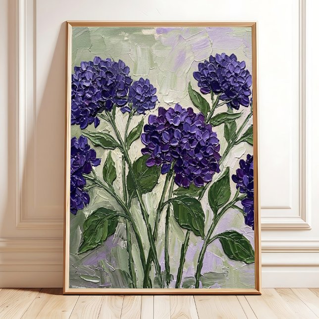 Impressão de Arte Abstrata de Hortênsia Violeta Pr (Criador carregado)