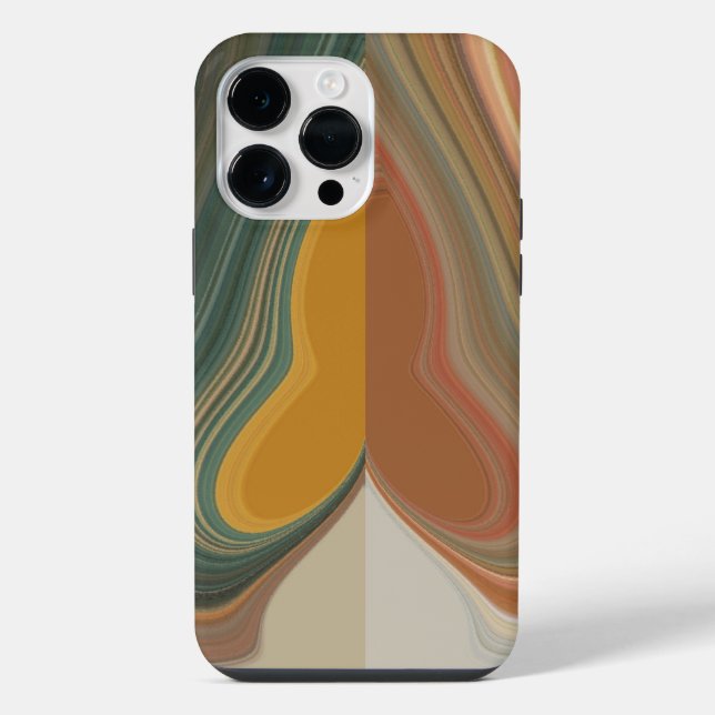 Impressão de Arte Abstrata Retro (Verso)