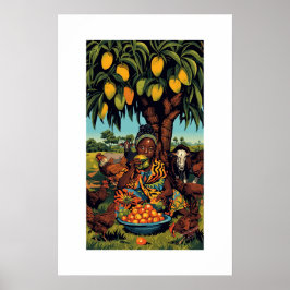 Impressão de Arte Africana