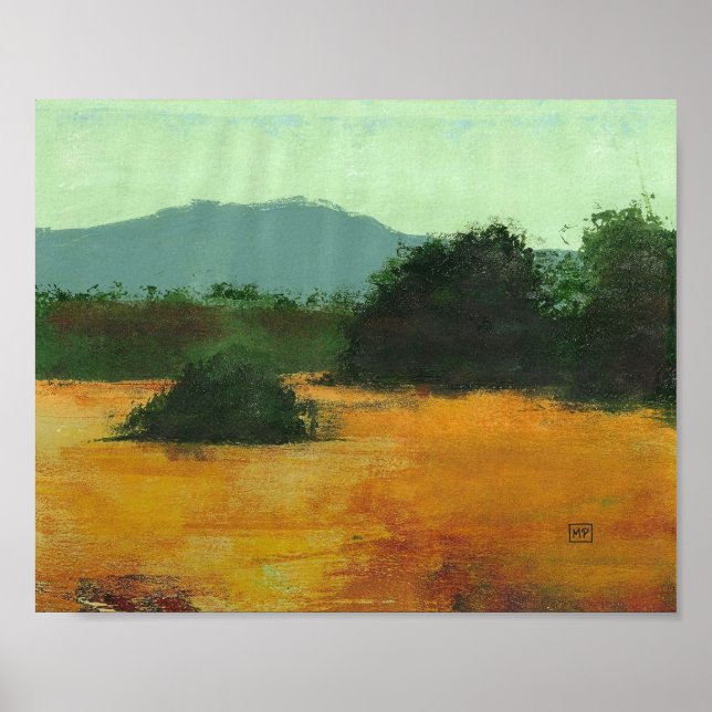 Impressão de Arte Calma do Meio-Dia (Frente)