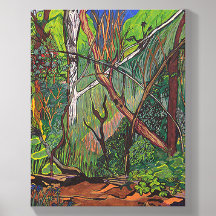 Impressão de Arte Caminho da Floresta Encantada