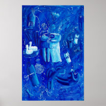 Impressão de Arte Contemporânea Pintura de Casamen