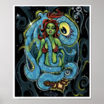 impressão de arte "Cycloptopus" - (alfinete surrea<br><div class="desc">Impressão de poster de arte de grande cheio de de pintura 'Cycloptopus'. Excelente qualidade de impressão e pronta para moldar. Adicione um glamour surrealista pop às suas paredes hoje!</div>