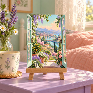 Impressão de Arte da Janela de Fim de Semana