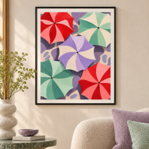 Impressão de Arte da Parada de Guarda-Chuva