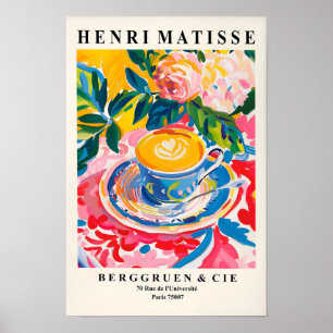 Impressão de Arte da Xícara de Espresso Matisse, P