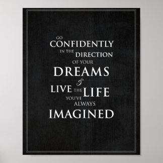 Impressão de arte de 8"x10", citação inspiracional