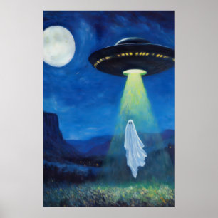 Impressão de Arte de Abdução por Fantasma Spooky S