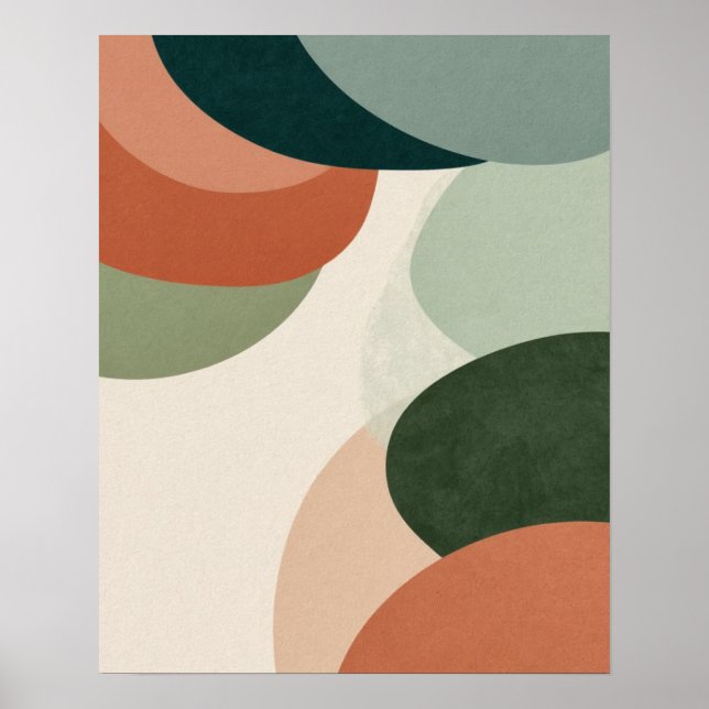 Impressão de Arte de Abstrato Moderno (Frente)