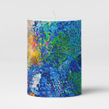 Impressão de arte de Abstrato vibrante