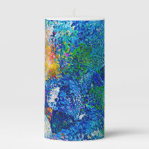 Impressão de arte de Abstrato vibrante