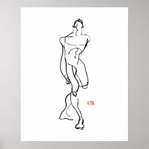 Impressão de Arte de Arquivamento de Figura Diária