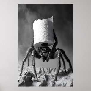 Impressão de Arte de Banheiro de Rolo de Papel Hig