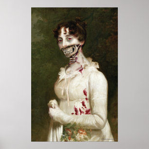 IMPRESSÃO de Arte de Canvas Zombie do Cobrir PPZ