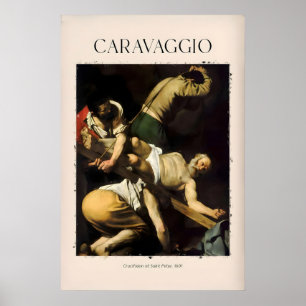 Impressão de Arte de Caravaggio - Crucificação de 