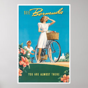 Impressão de Arte de Cartaz de Viagem Antiga das B