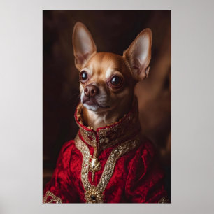 Impressão de Arte de Chihuahua Real, Retrato de An