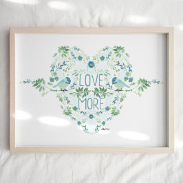 Impressão de arte de citações de pássaros