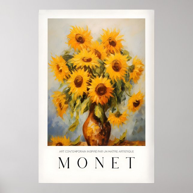 Impressão de Arte de Claude Monet (Frente)