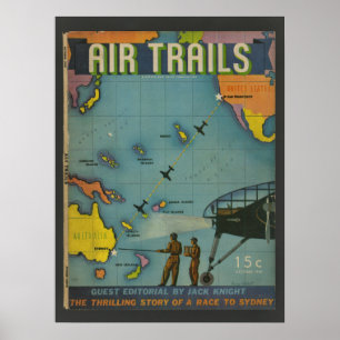 Impressão de Arte de Cobrir de Aviões da Revista