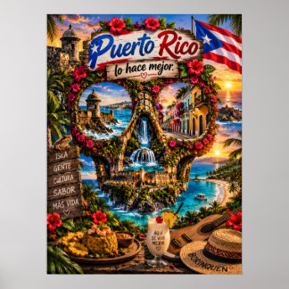 Impressão de Arte de Crânio de Porto Rico | Estado