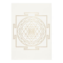 Impressão de Arte de Geometria Sagrada Sri Yantra