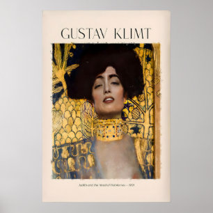 Impressão de Arte de Gustav Klimt - Arte de Judith