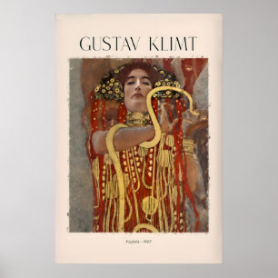 Impressão de Arte de Gustav Klimt - Hygieia907 - F