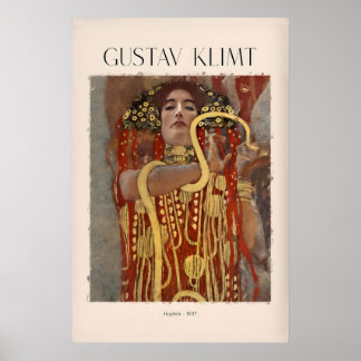 Impressão de Arte de Gustav Klimt - Hygieia907 - F